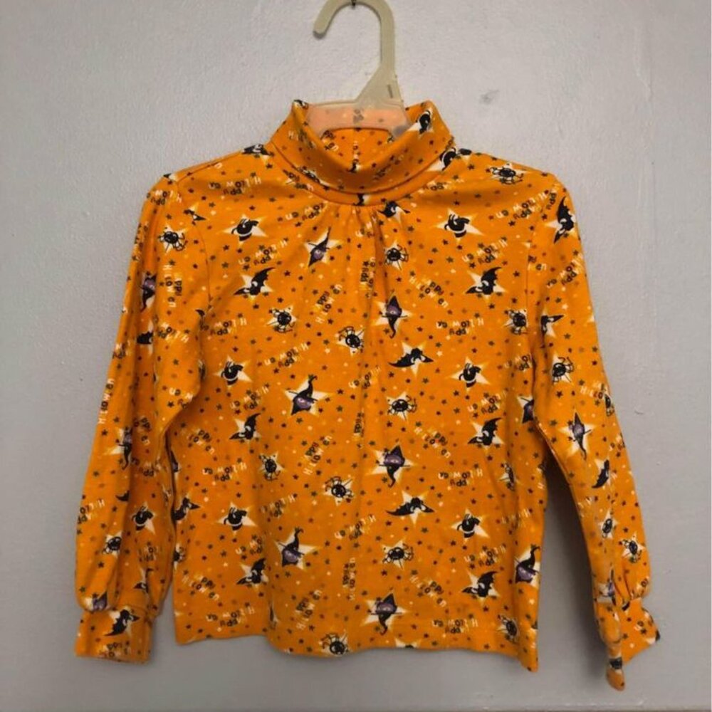Kiks Halloween Turtleneck Shirt, Vintage, Toddler Halloween Shirt, Turtleneck